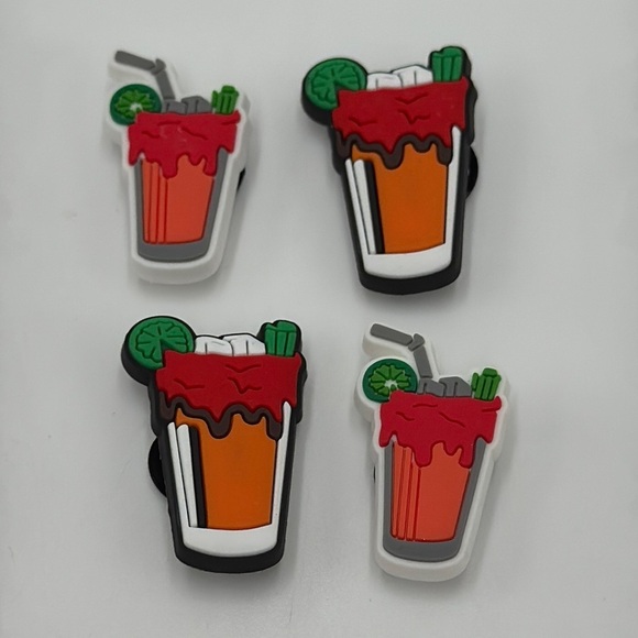 4 PCS Croc Charms – Shoe Decoration Pins - Picture 1 of 4